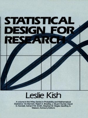 cover image of Statistical Design for Research